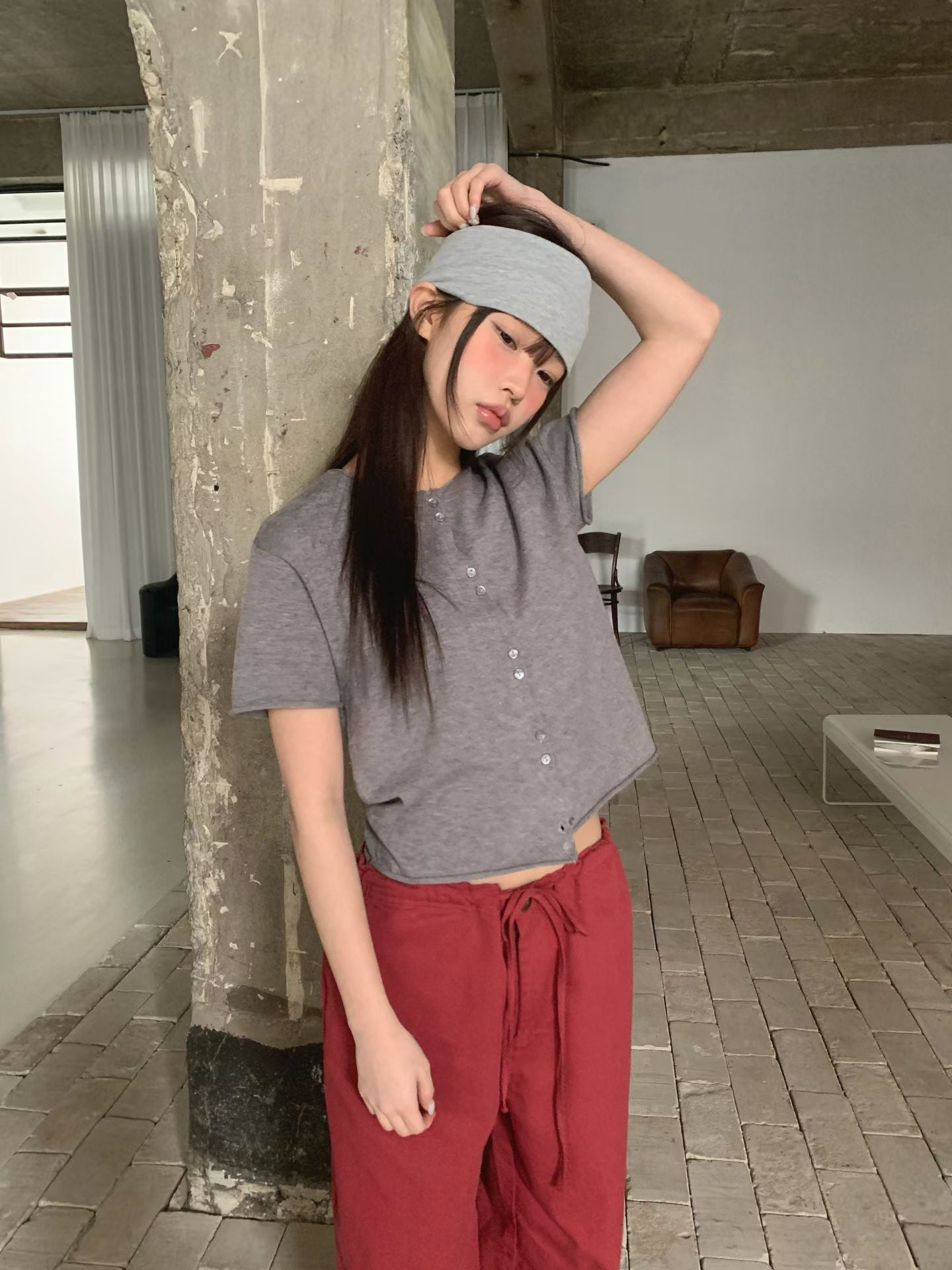 短袖線外套