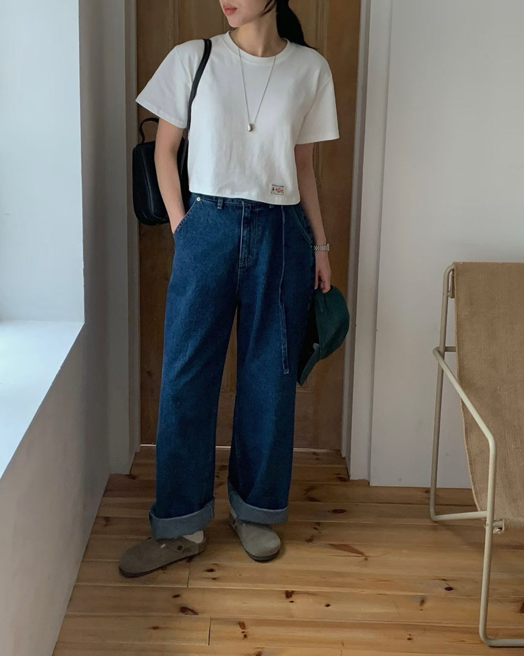 淨色短Tee