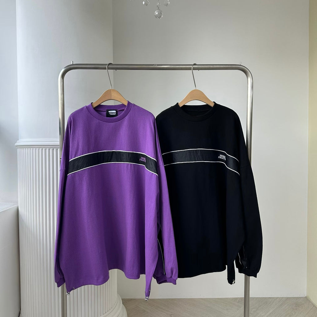 拼色長Tee