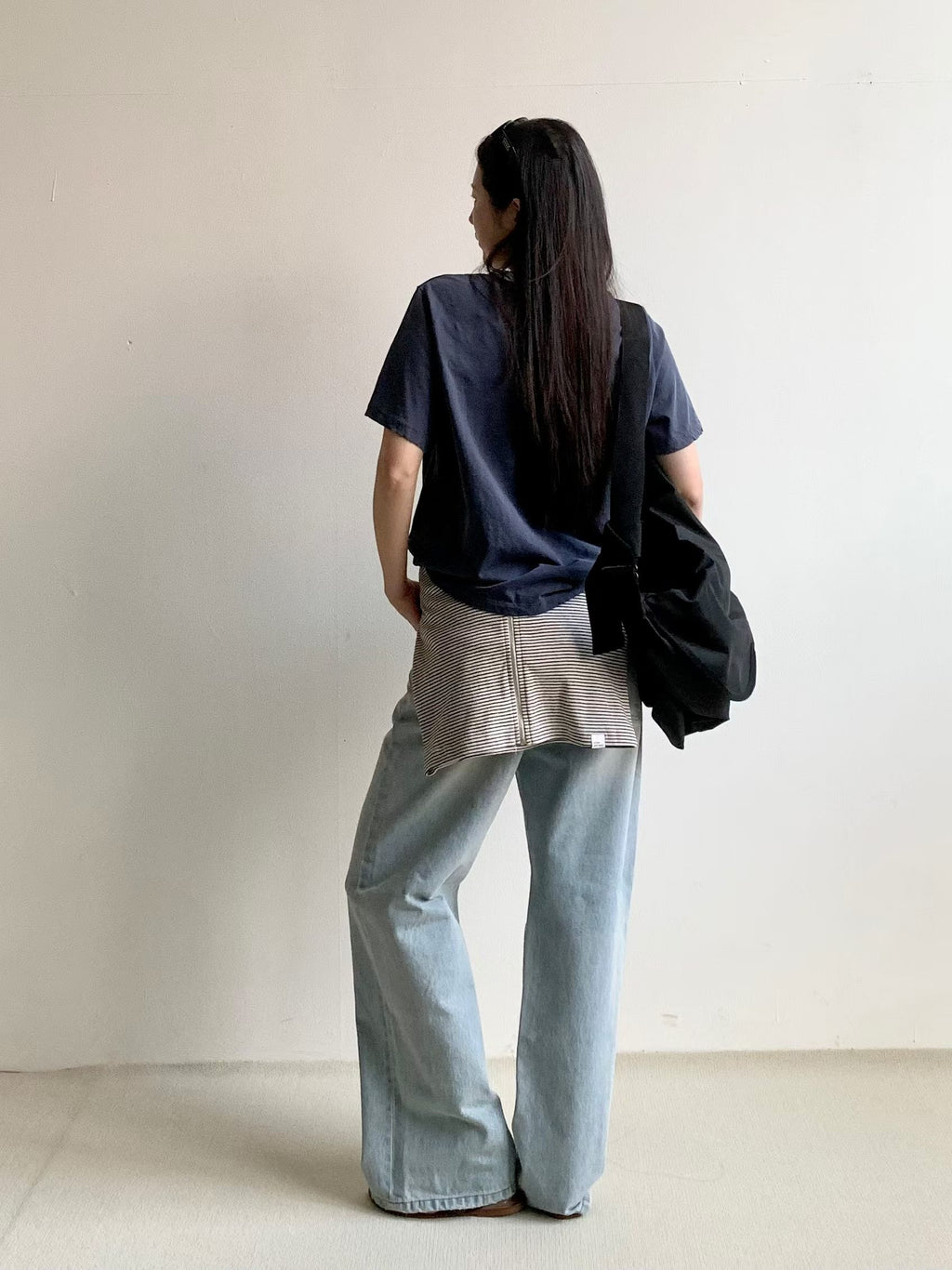 拚色Snoopy短袖Tee
