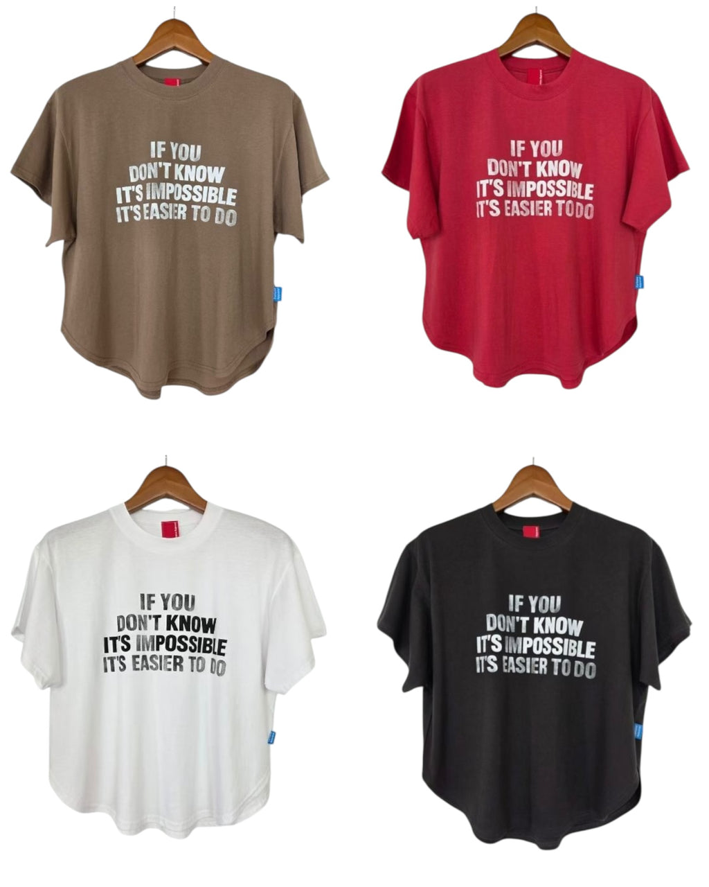 ‘IF YOU”圓腳Tee