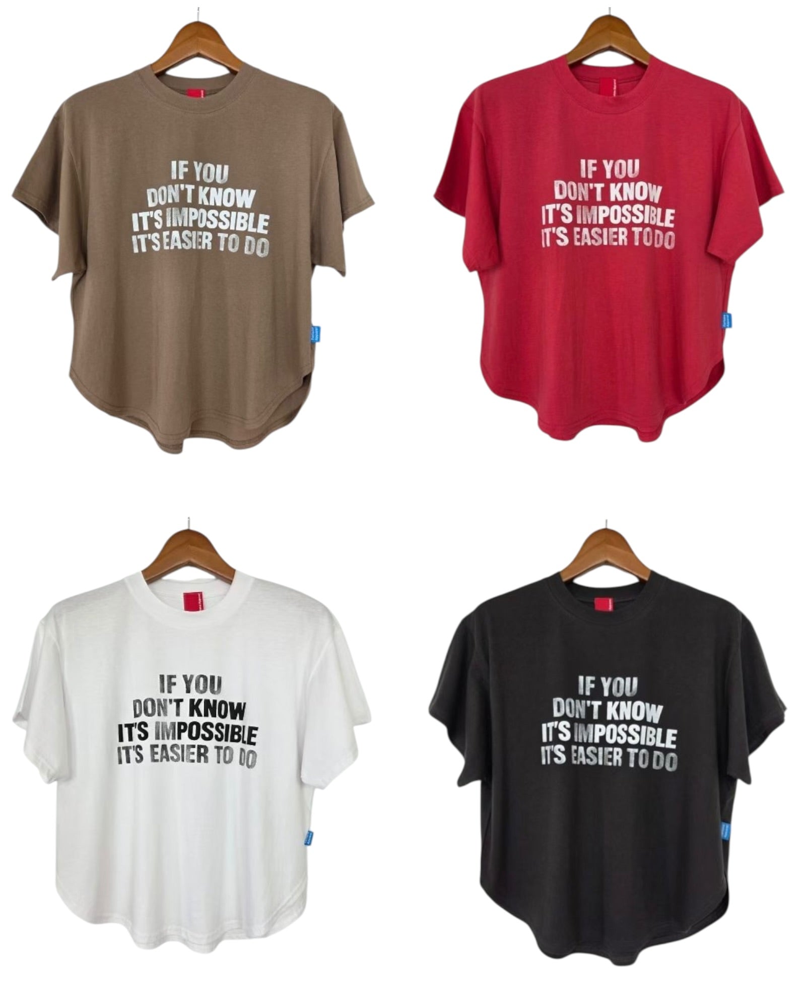 ‘IF YOU”圓腳Tee