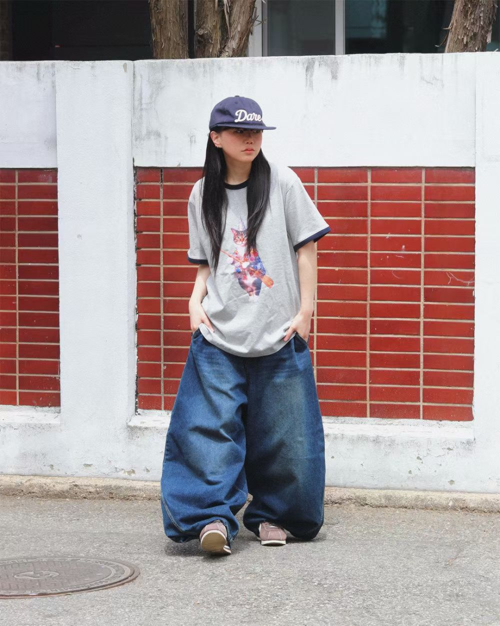 貓貓拚色Tee
