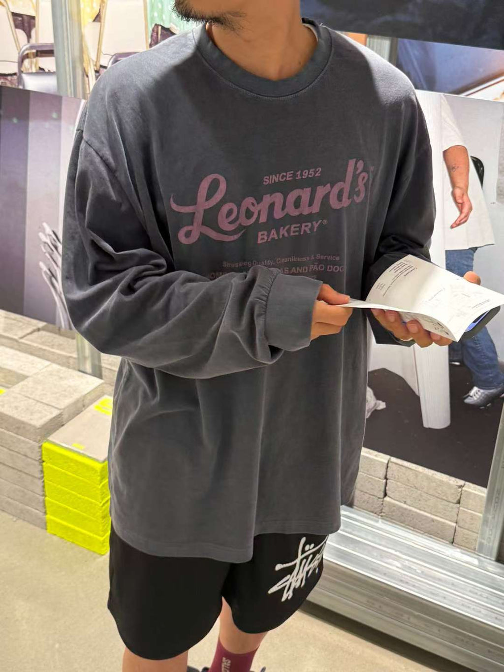 “Leonard”洗水長袖Tee