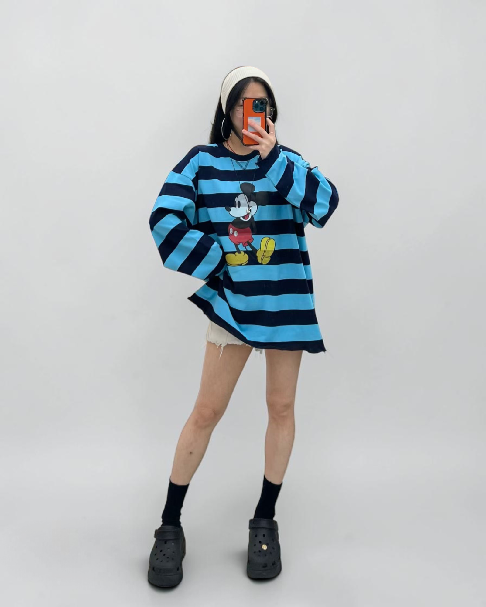 Mickey橫間長Tee