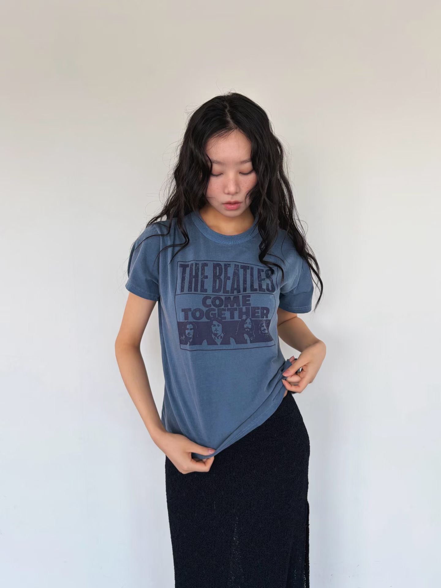 “THE BEATLES”洗水Tee