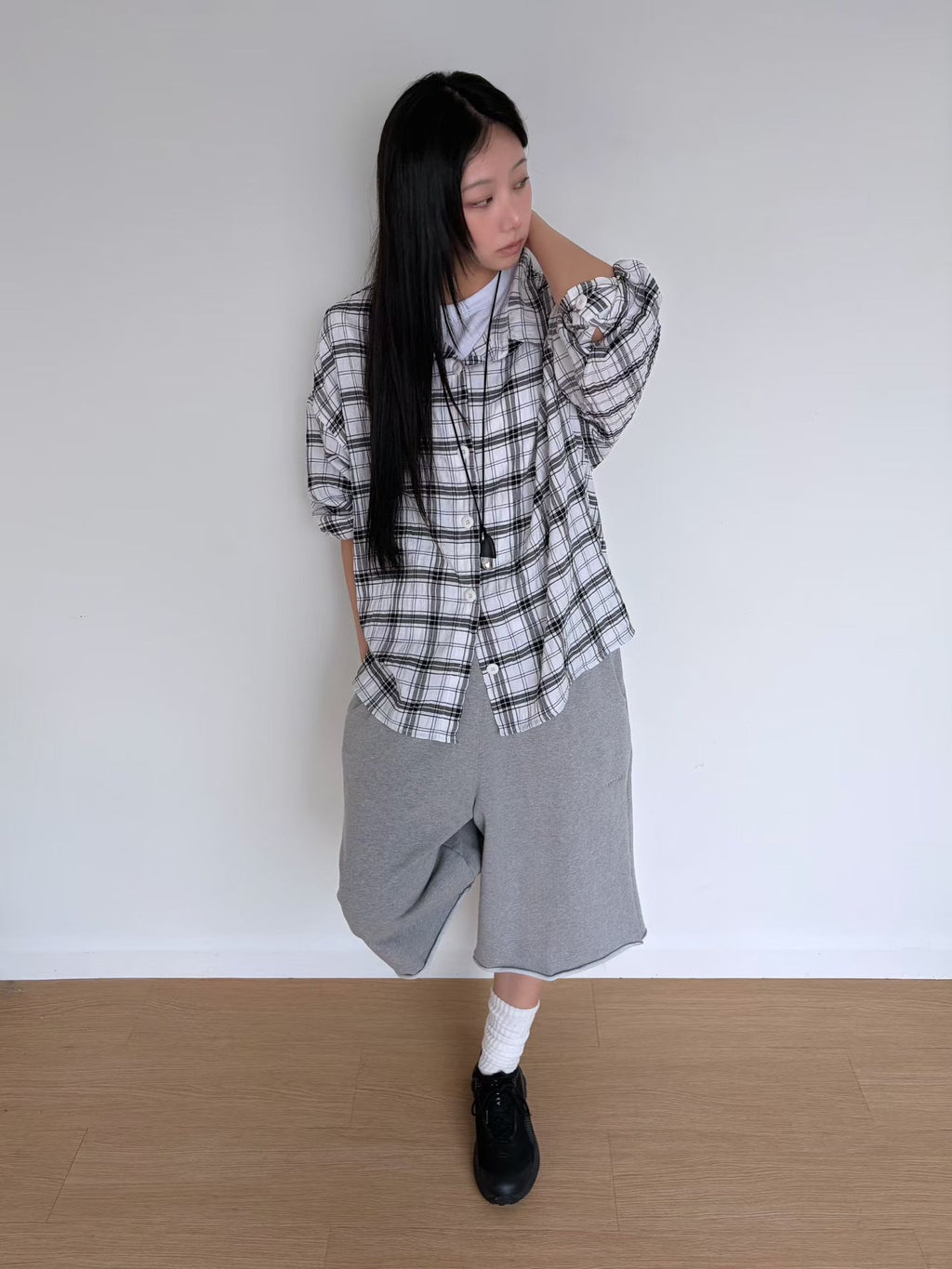 洗水四骨短褲