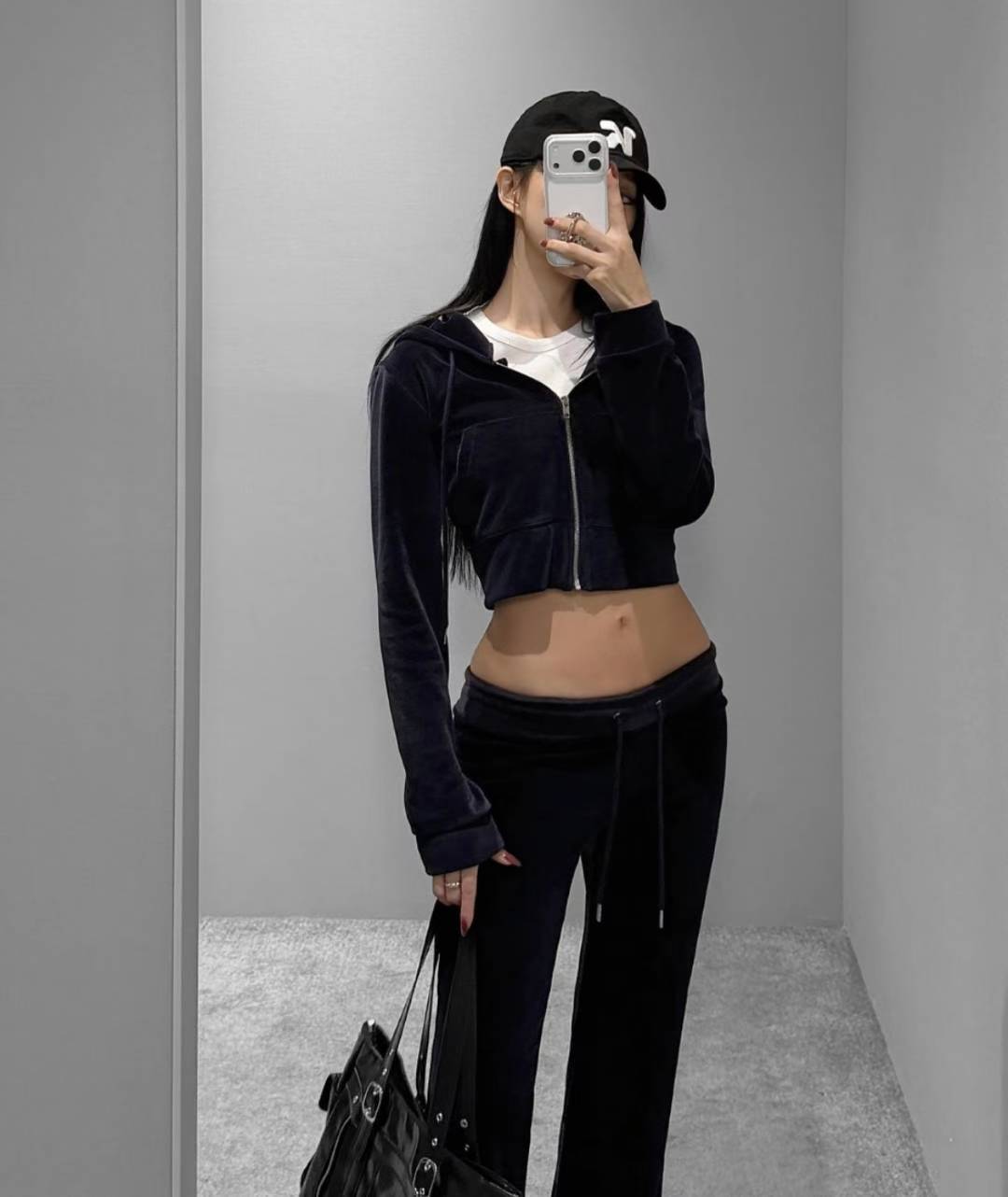 絲絨有帽短外套(set裝可另加購𢇁絨布褲)