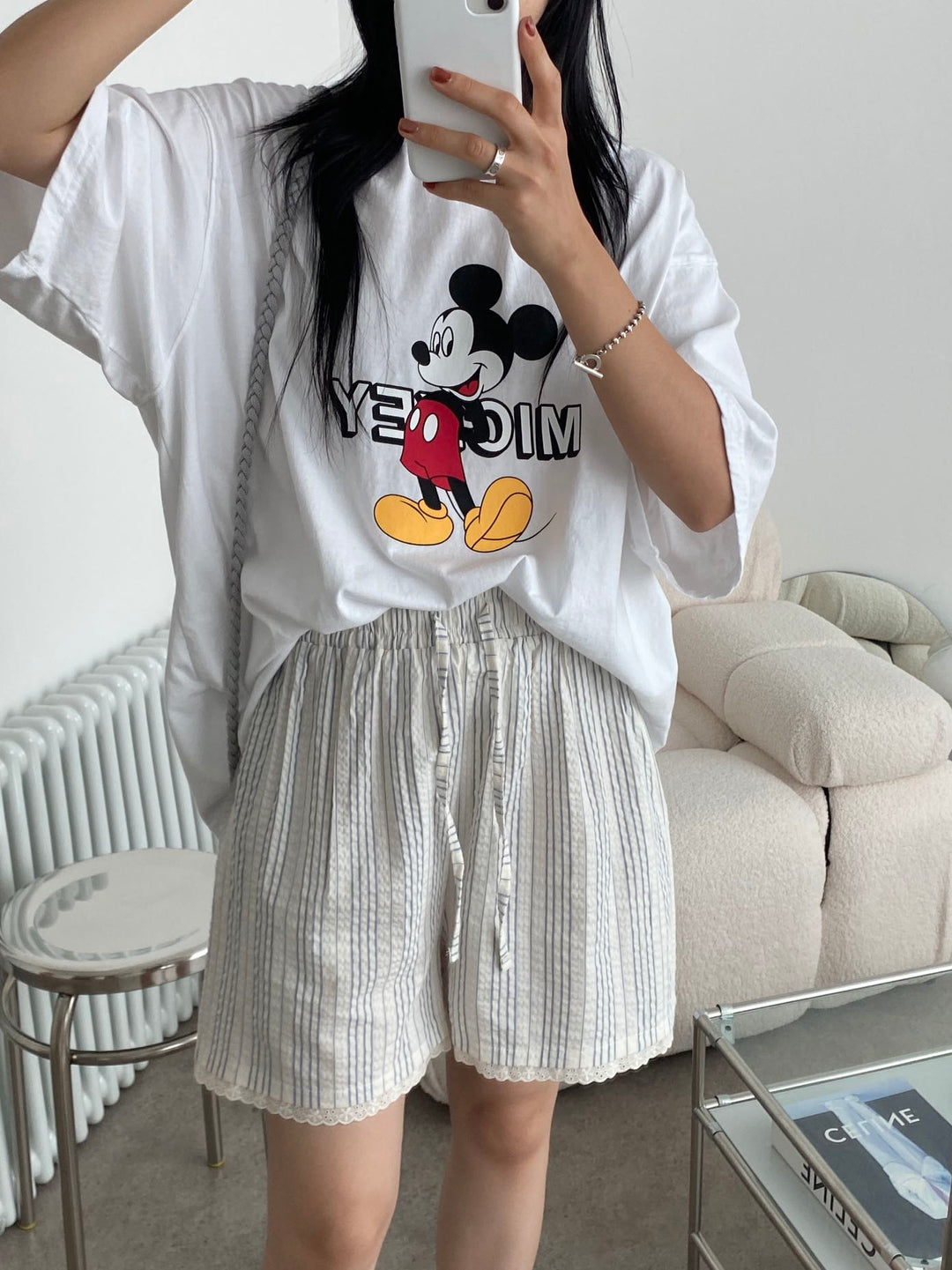 DISNEY 米奇長Tee