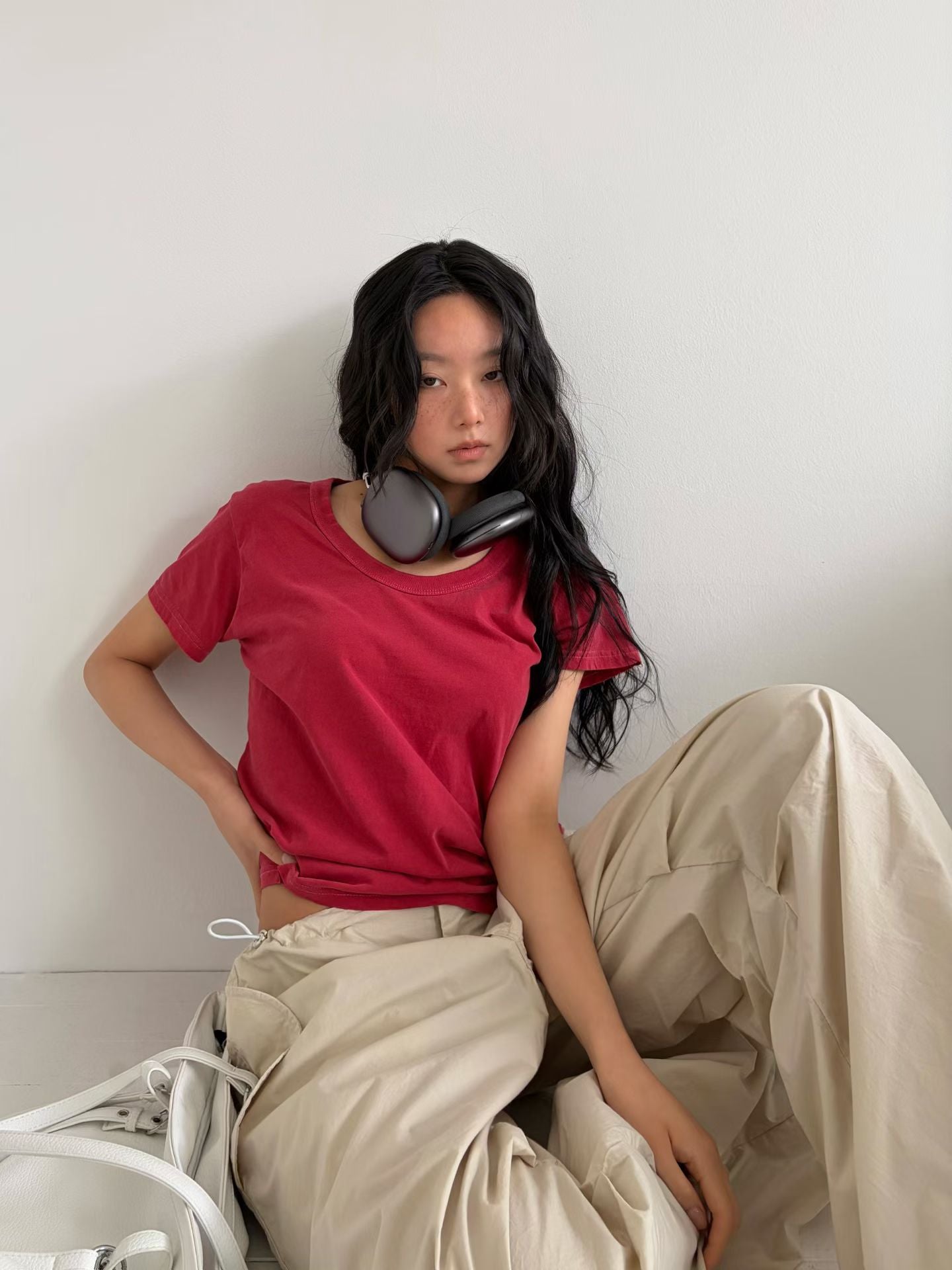 大領淨色洗水Tee