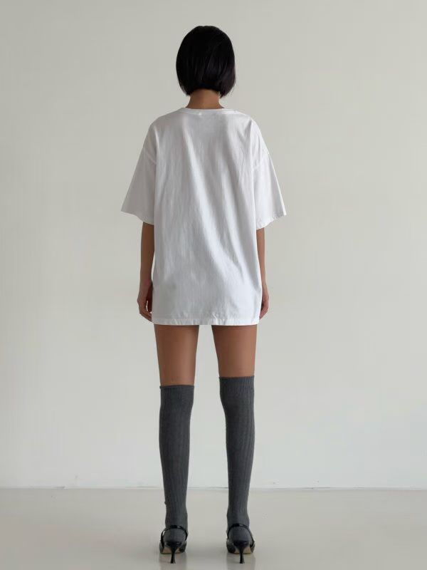 WST-3 洗水短袖長Tee