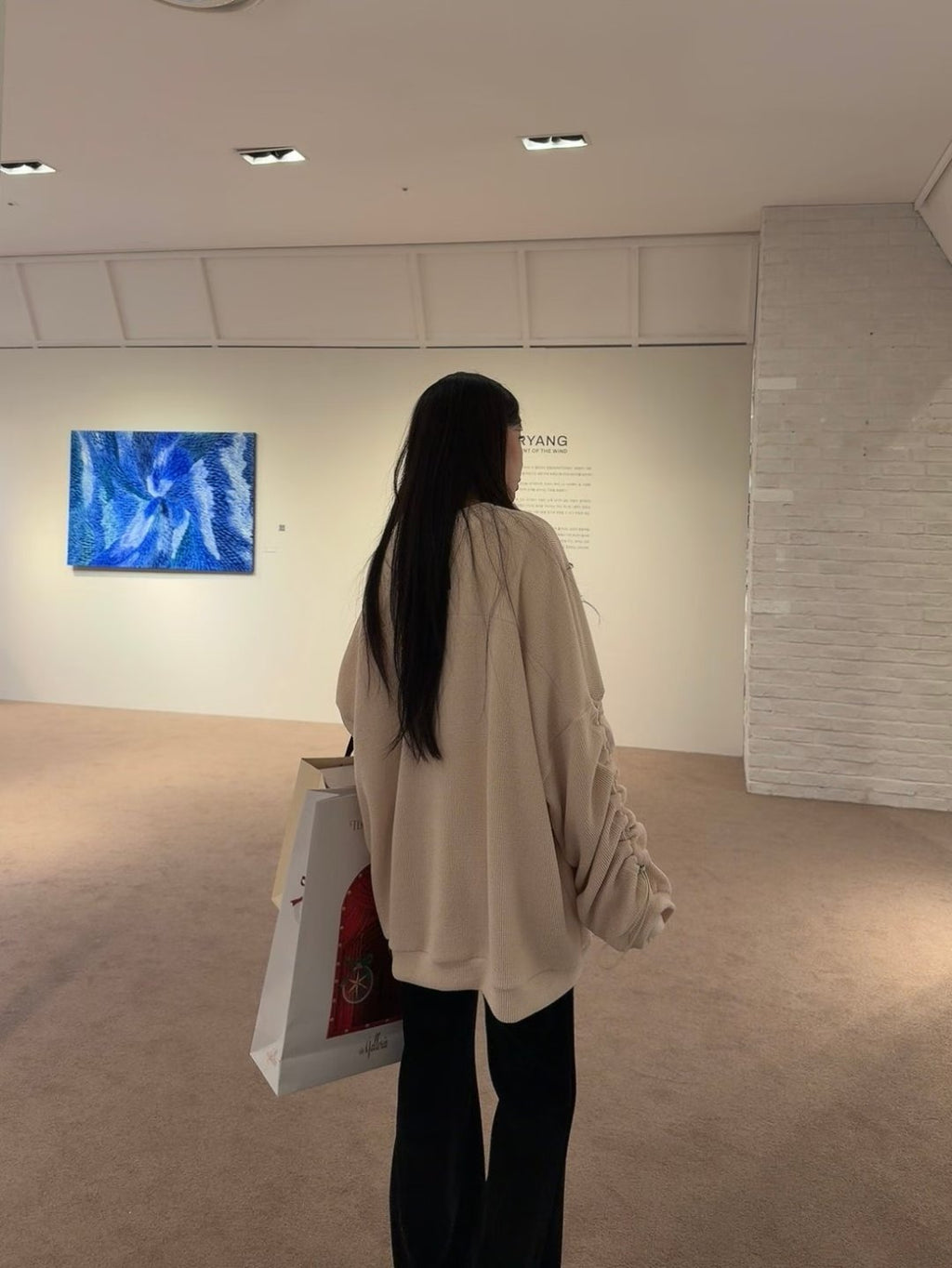 “Palette”索袖長絨Tee