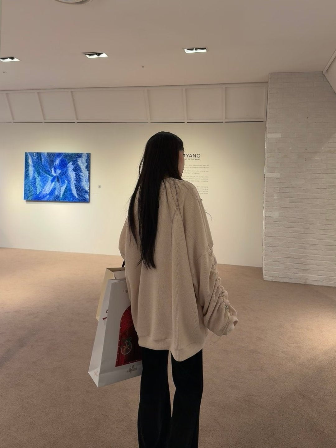 “Palette”索袖長絨Tee