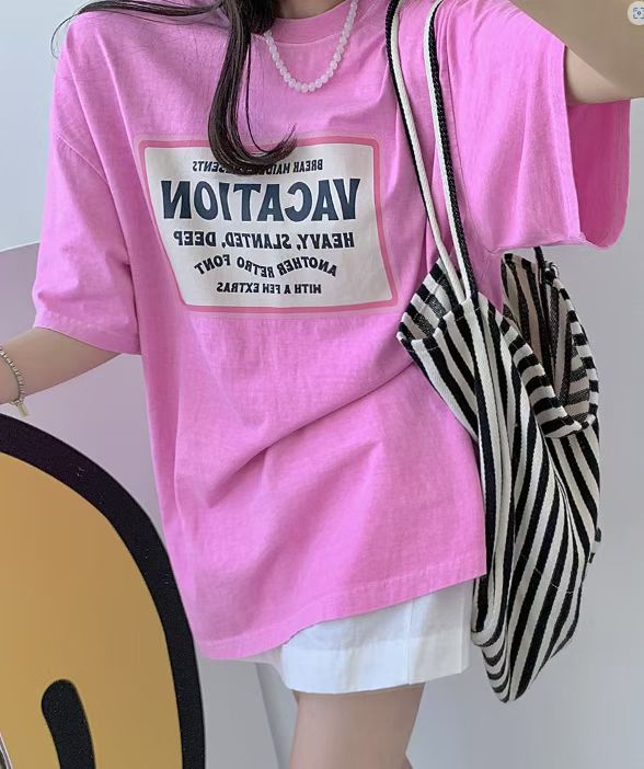 “VACATION”洗水長Tee