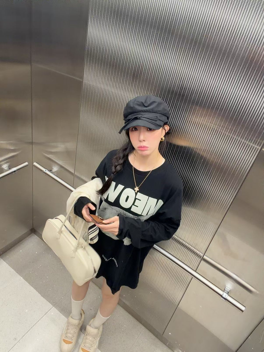 “MEOW”貓貓長Tee