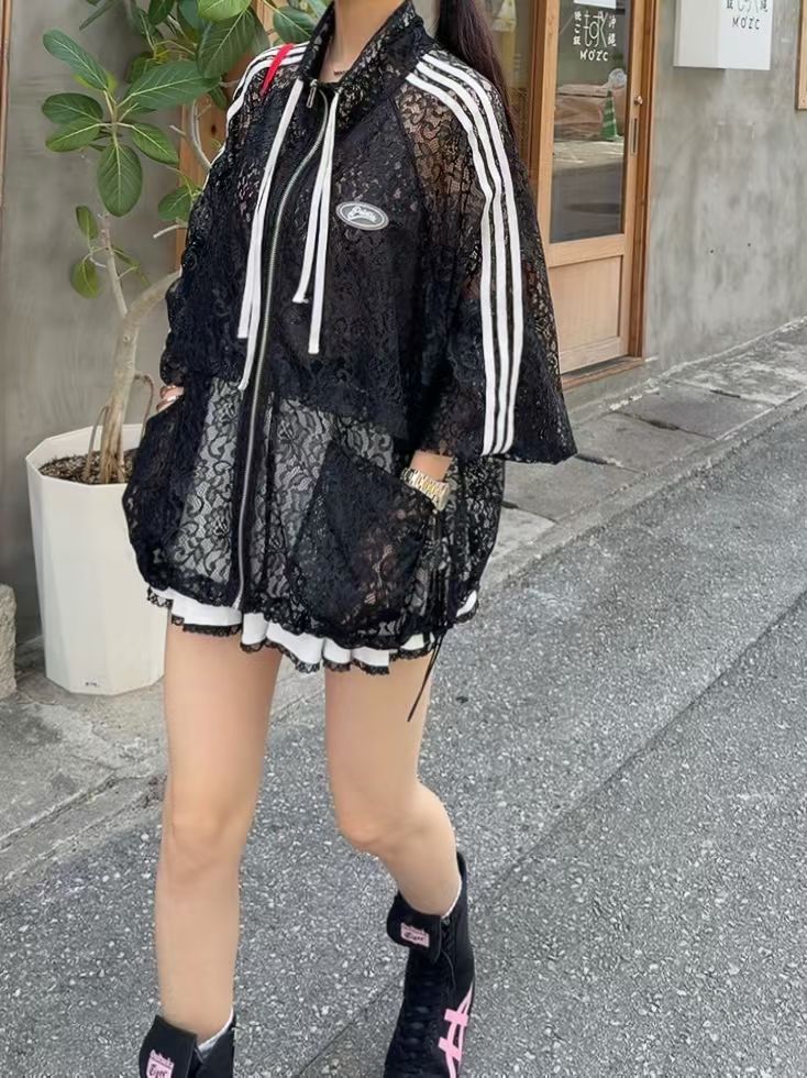 Lace拉鍊外套