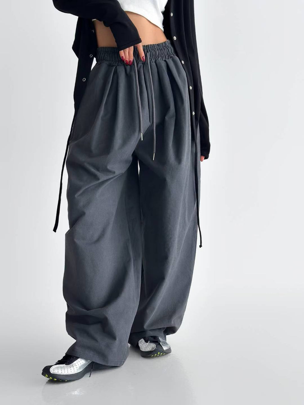 洗水橡筋頭布褲