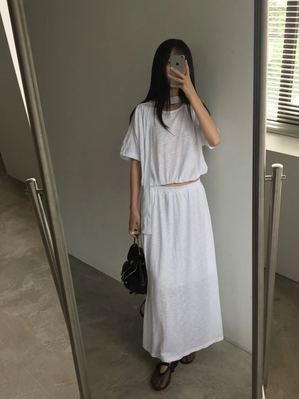 純棉長裙(set裝可另購純棉連帶Tee)