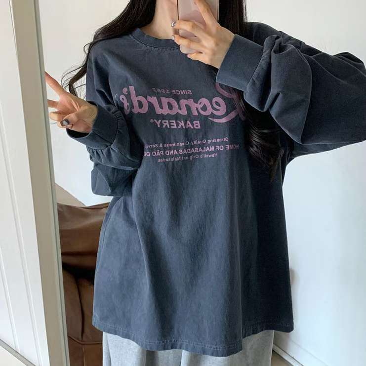 “Leonard”洗水長袖Tee