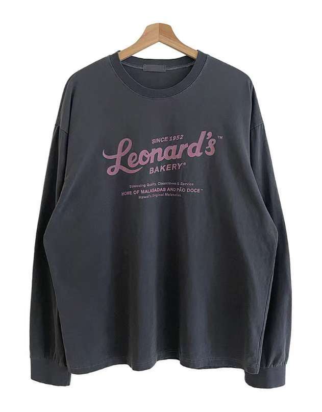 “Leonard”洗水長袖Tee