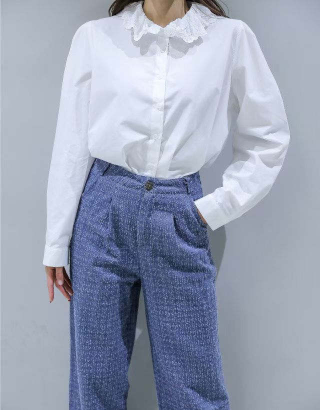 Lace領恤衫