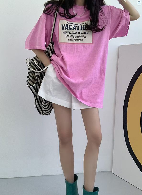 “VACATION”洗水長Tee