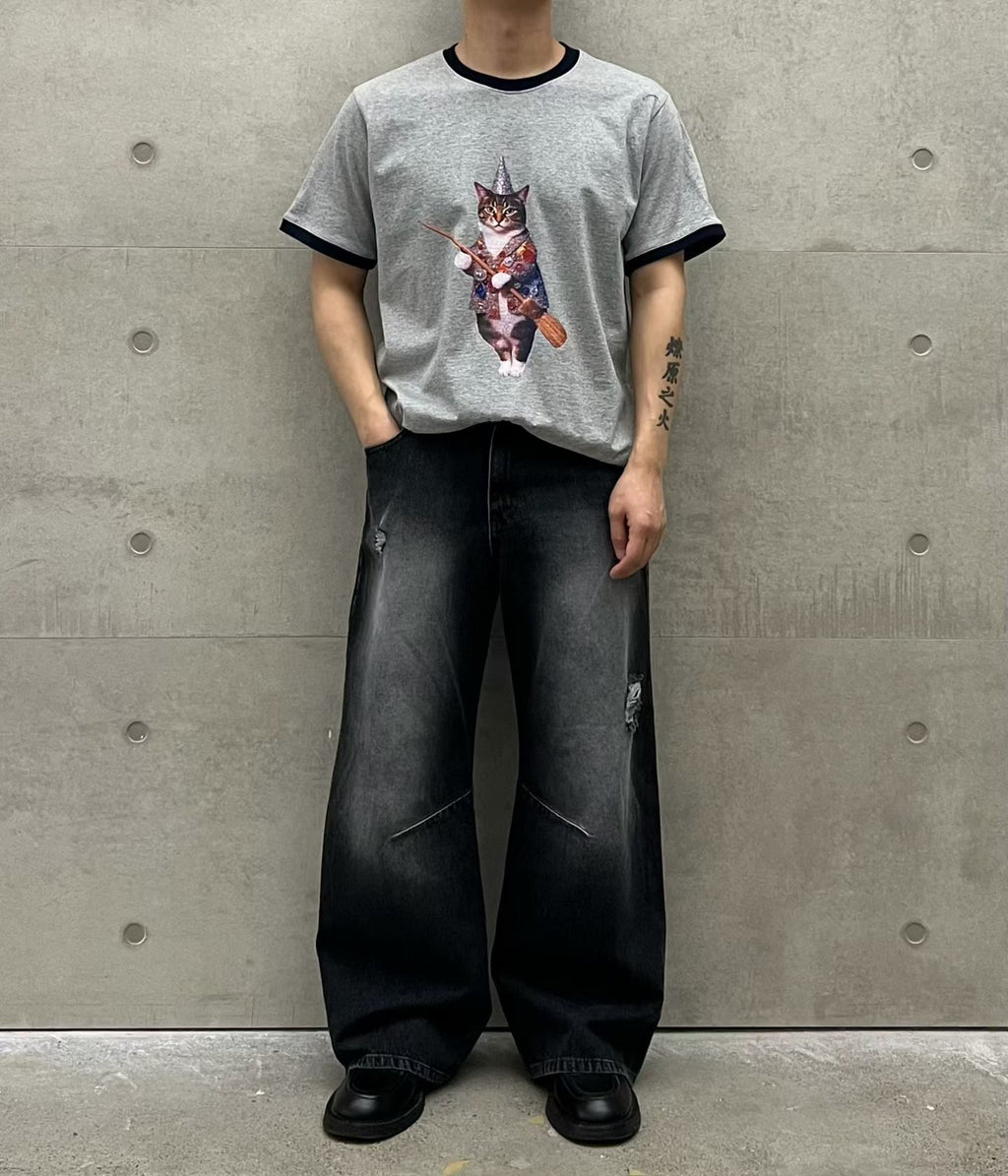 貓貓拚色Tee