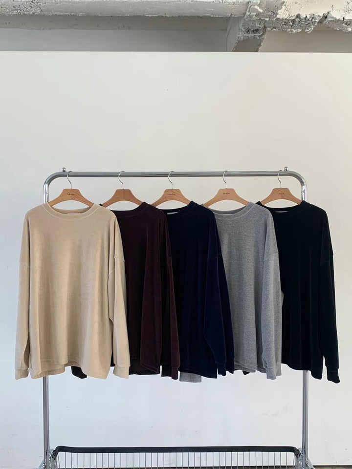 Velvet long sleeve Tee