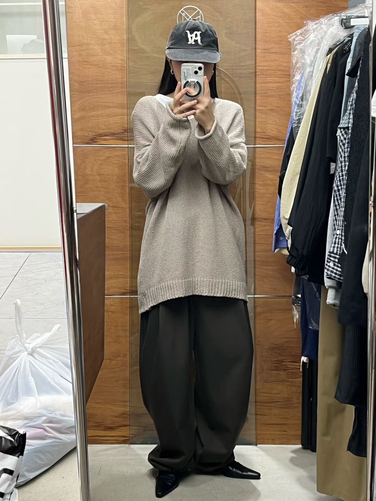 V領長冷衫