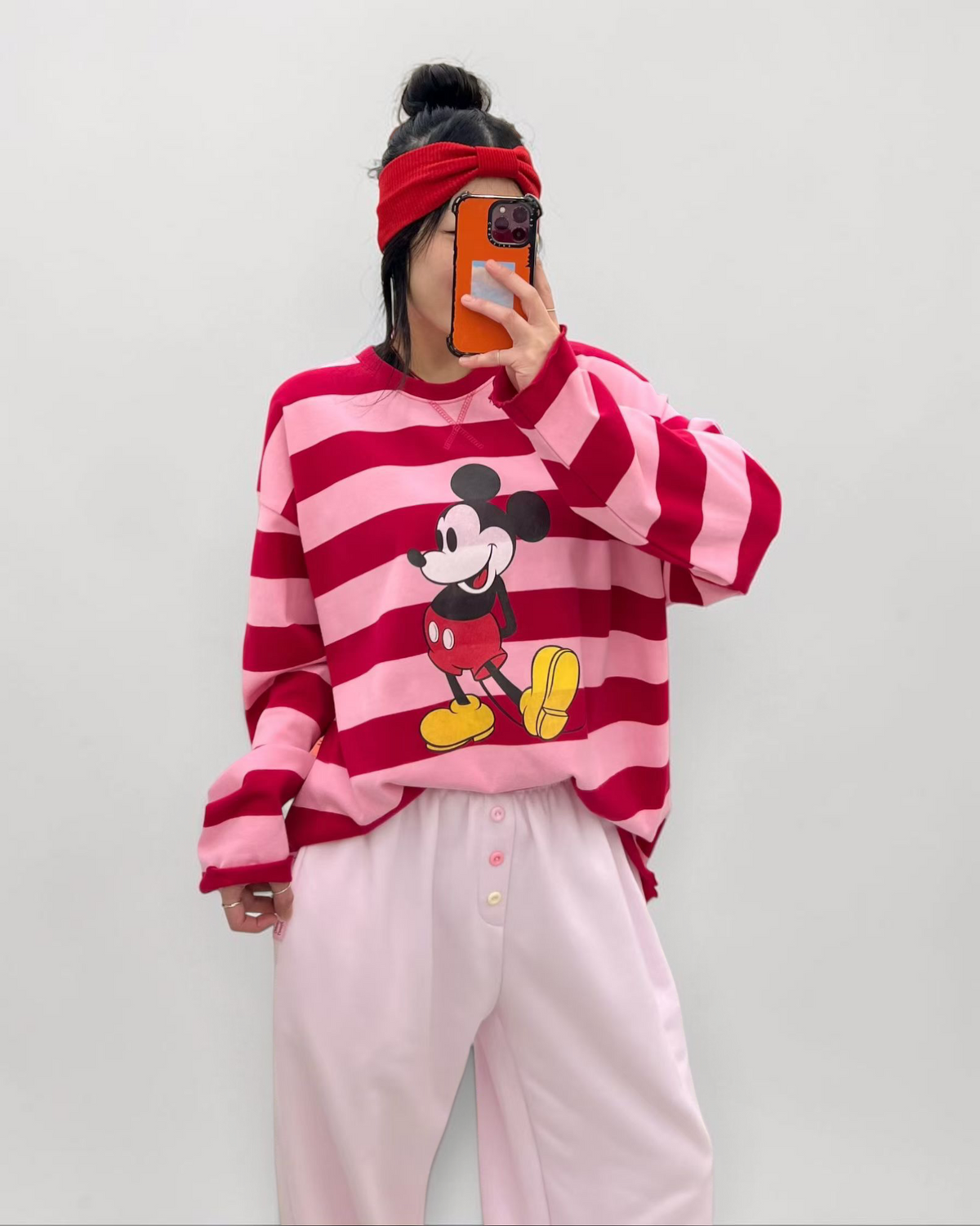 Mickey橫間長Tee