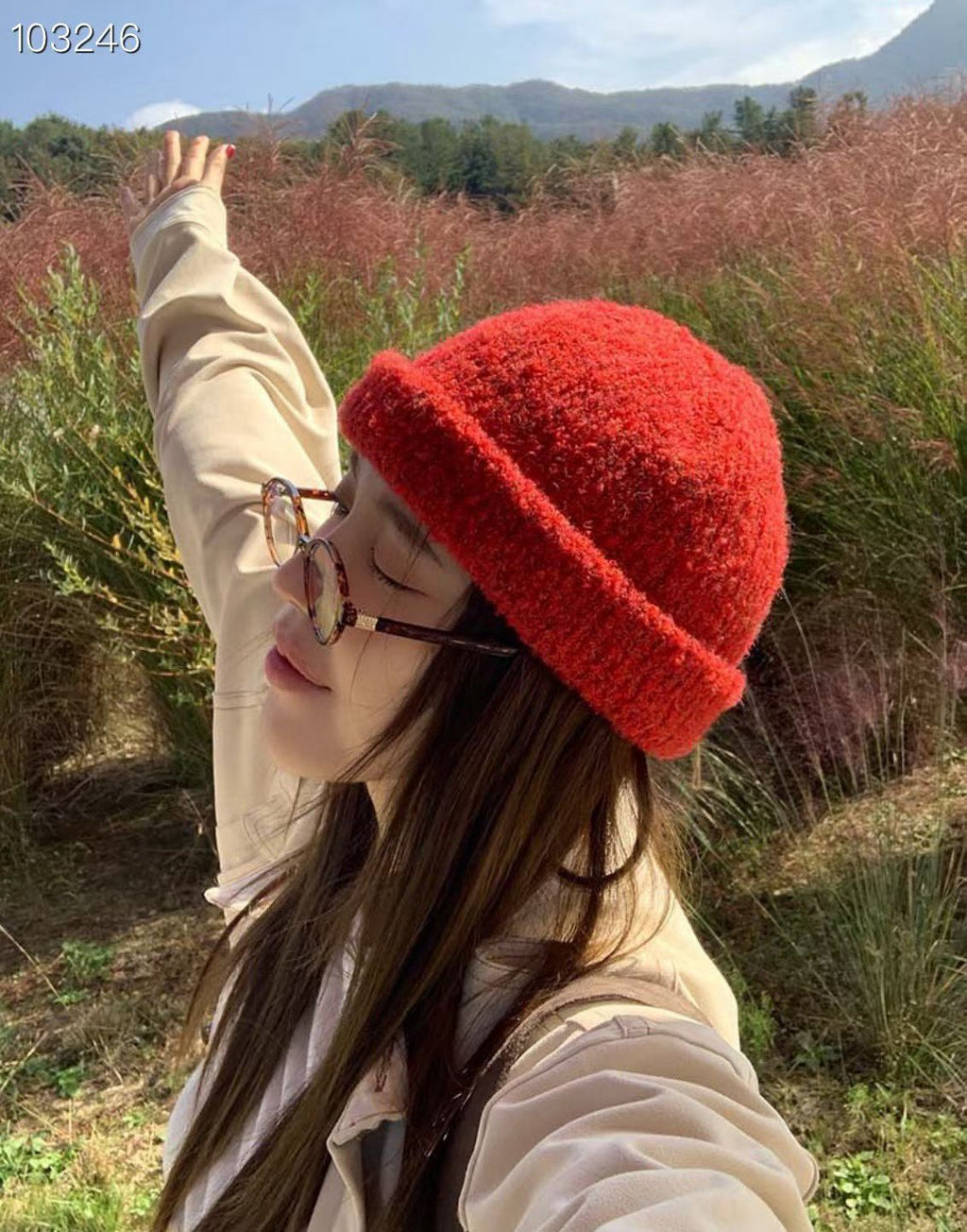 毛絨冷帽