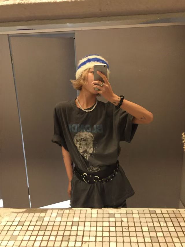 “BLONDIE”洗水短袖Tee