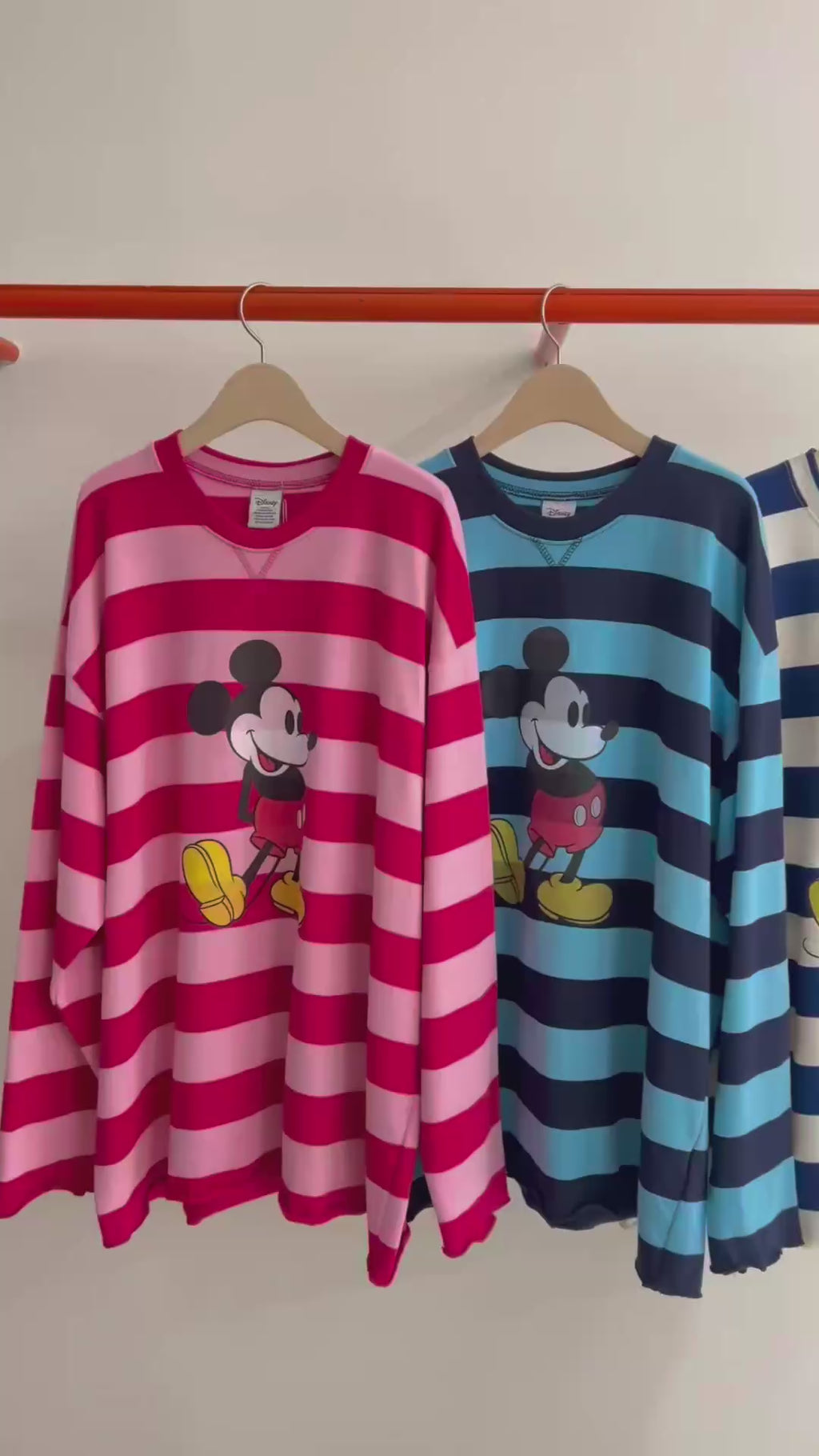 Mickey橫間長Tee