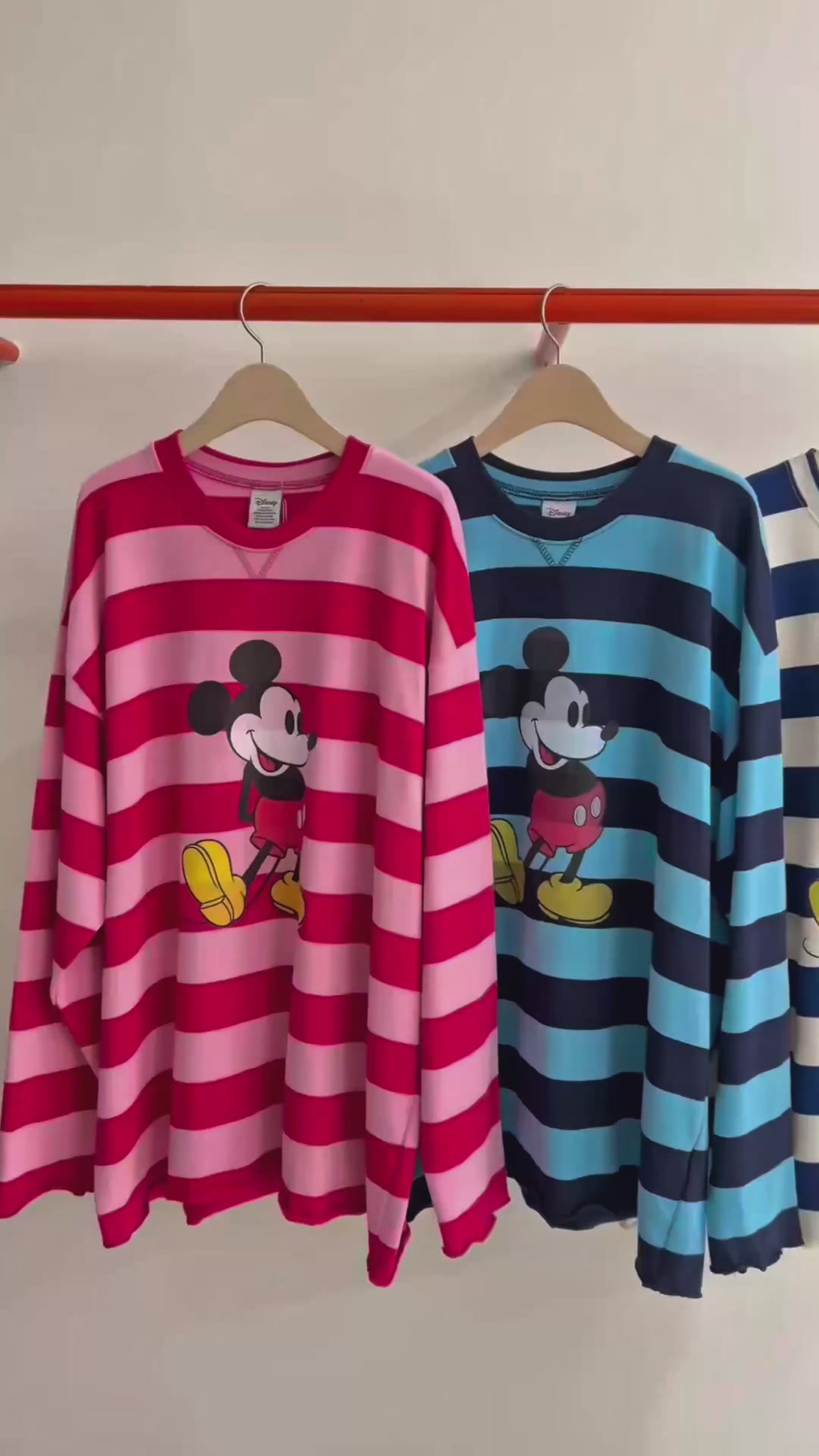 Mickey橫間長Tee
